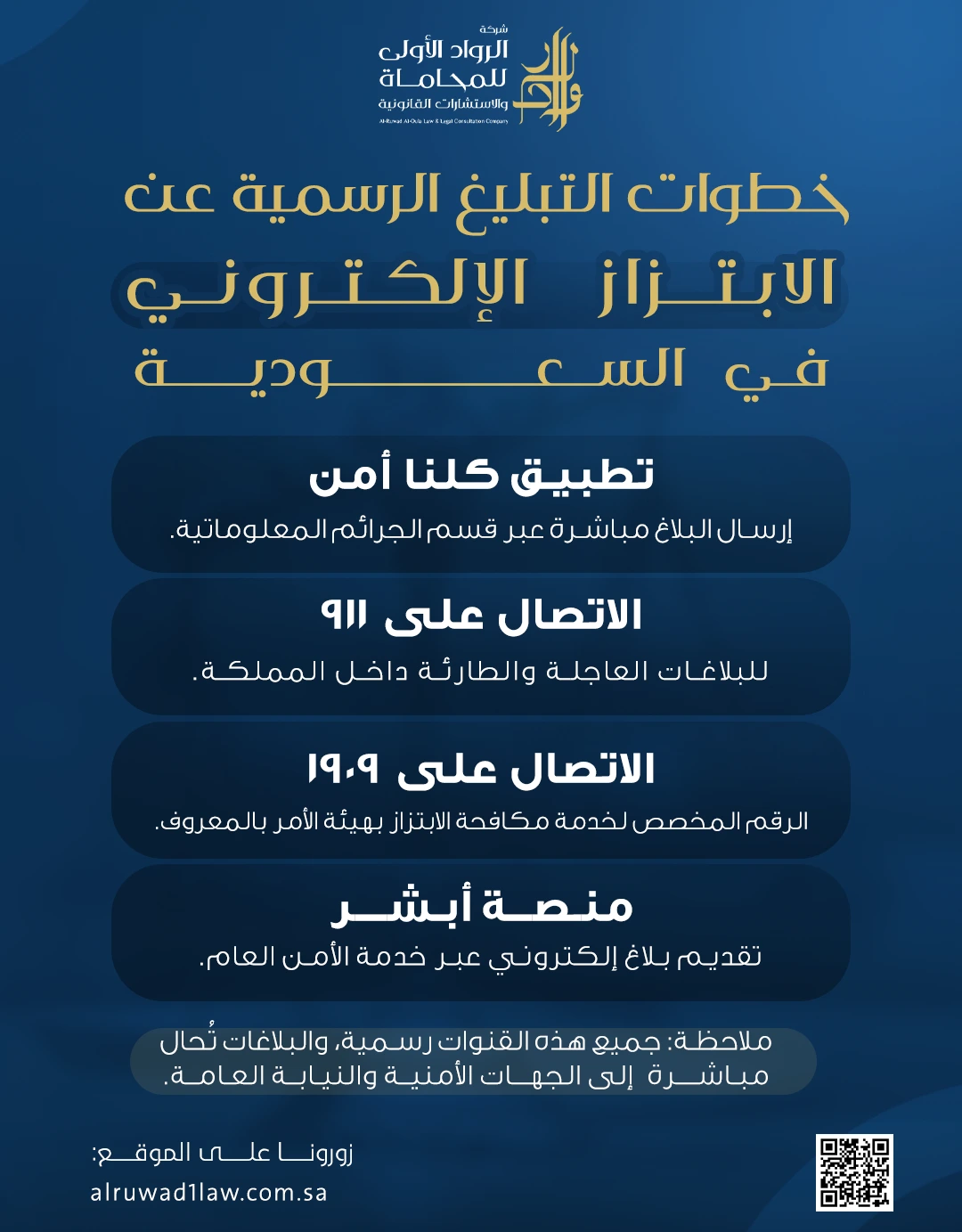 خطوات التبليغ عن الابتزاز الإلكتروني في السعودية